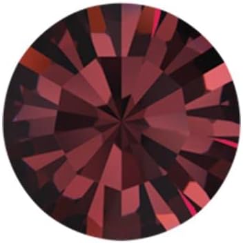 Preciosa Maxima Chatons Rhinestones - Choose Your Size - Color: Burgundy - 144 Pieces (SS39 (8.15-8.40mm))