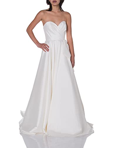 Amazon.com: Jenny Yoo Women's Charlotte Sweetheart Neckline Taffetta  Ballgown Dress, Dark Ivory, 14 : Clothing, Shoes & Jewelry