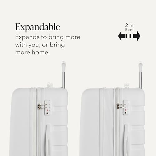 Image of Swiss Gear ABS 24-inch Expandable Hardside Luggage (White)