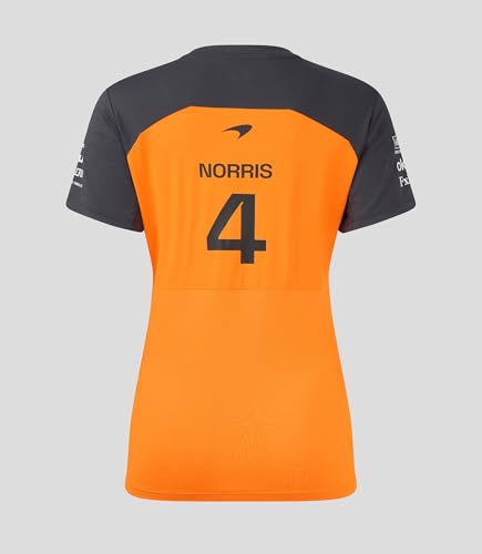 McLaren F1 Women's 2025 Oscar Piastri Team Drivers Polo Shirt- Papaya2