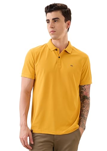 Image of Nostrum Cotton Half Sleeve T-Shirt for Men Boys, Regular Fit, Cherry, Stylish Mens T-Shirts, Polo T Shirt for Man, Collar T Shirts for Men