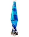 Spencer Gifts Ocean Floor Lava Lamp - 17 Inch | Blue Ocean Scene Base | Clear Liquid | Blue Wax | Home Décor