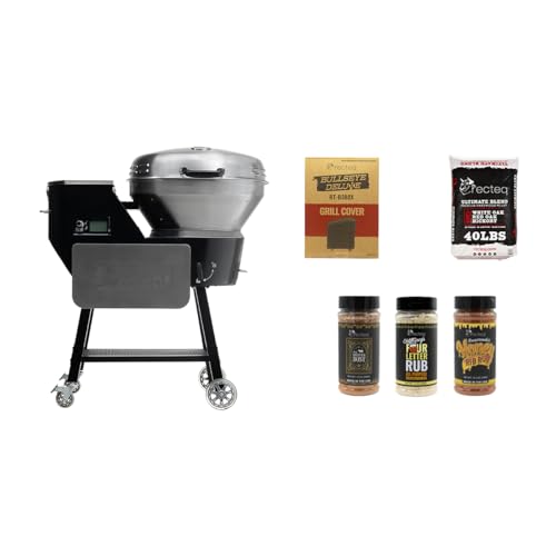 recteq Pellet Grill RT-B380X Bullseye Deluxe + Grilling Basics Bundle,