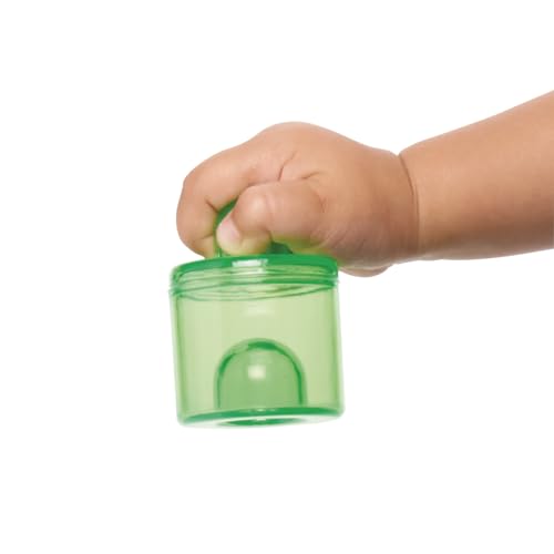 Image of earlySTEM Translucent Stackable Plastic Pegs - Colorful Stacking and Building Toy for Toddlers