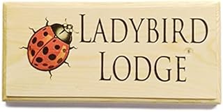 Personalised Ladybird Sign, Ladybird House Name Sign, Ladybird Garden Sign, Personalised Ladybird Cottage Plaque