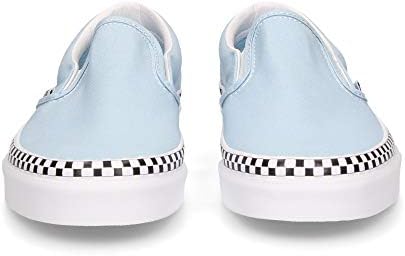 cool blue checkered vans