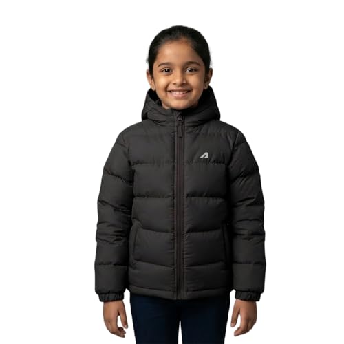 Image of Boldfit Winter Jacket for Kids, Warm Puffer Kids Winter Jacket, Unisex Kids Winter Jackets for Boys & Girls with Hood, Lightweight & Comfortable Winter Wear