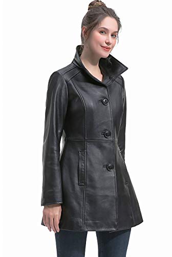BGSD Women Sarai Lambskin Leather Coat (Also available in Plus Size & Petite)3