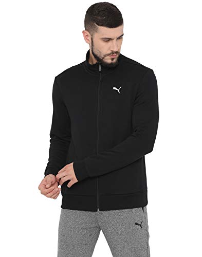 Image of Puma Mens Zip Through Neck Solid Sports Jacket