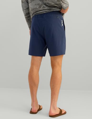 HUK Mens Leeward Short, 7" Inseam, Quick Dry Moisture Transport Breathable Shorts with Sun Protection4
