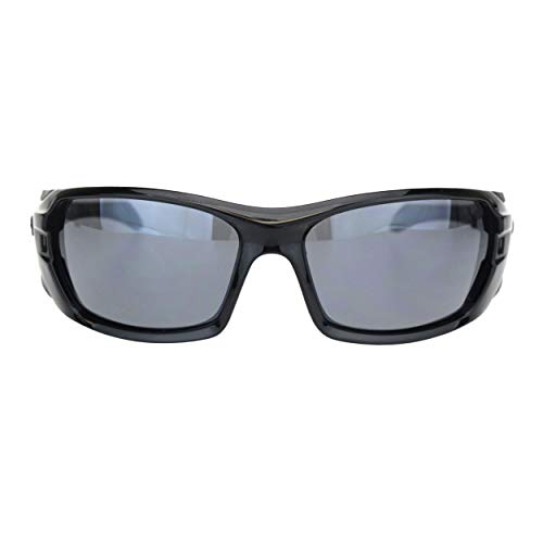 PASTL Choppers Sunglasses Mens Wrap Around Oval Rectangular Bikers Shades UV 4002