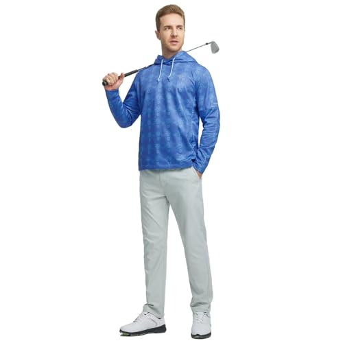 M MAELREG Hoodies for Men Golf Fleece Hooded Sweatshirts Dry Fit Athletic Lightweight Casual Midlayer Mens Hoodies Pullover4