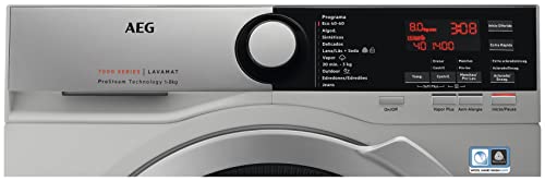 Machine à laver Aeg L7FEE842S 8 kg 1400 rpm Acier inoxydable - vue 5