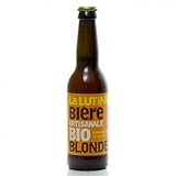 Bière blonde artisanale du Périgord Bio Brasserie La Lutine, 33cl
