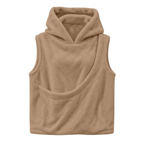 Hoodie With Pet Pouch,Hoodie With Dog Pouch,Pet Carrier Sweatshirt Khaki 140 - image 4