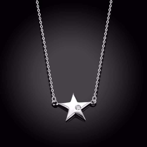 Collier étoile pour femmes pendentif de mariage chic - 3