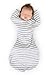 SwaddleDesigns Transitional Swaddle Sack with Arms Up Half-Length Sleeves and Mitten Cuffs