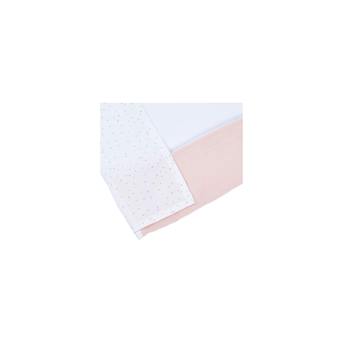 Petitpraia-Sleepy-Rosa-Colcha-Minicuna-50-X-75-Cm-Relleno-Incluido-Sin-Almohada-Mantas