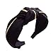 Produktbild LILIHOT Damen Stirnband Haarband Bow Knot Cross Tie Samt Haarband Zubehör Haarreifen Haarband Frauen Vintage Stirnbänder Hairband Stirnband Sport Elastic Turban Haar Zubehör