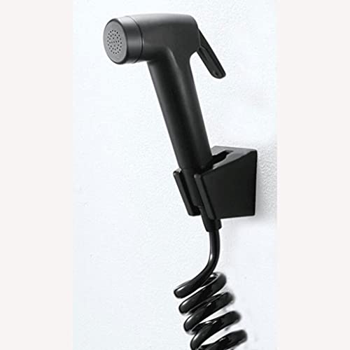 Ensemble bidet de douche noir avec tuyau et support WC modèle D - 5