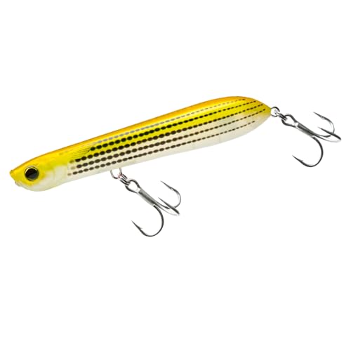 Pencil Popper Yo-Zuri R1433-YMT 135 mm leurre flottant jaune mulet