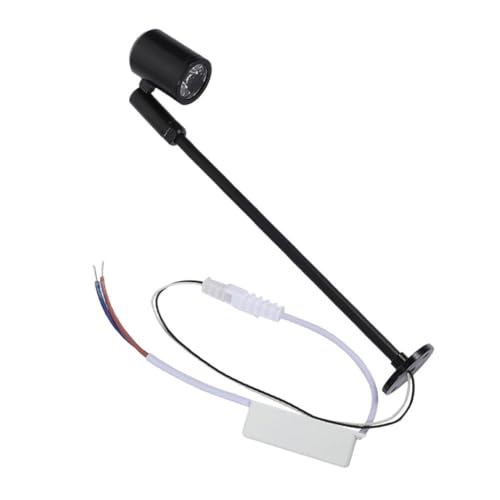 Yardenfun Miniature LED Spotlight for Jewelry Display Durable Display Lights for Artwork Compact Cabinet Illumination Optimal Performance for Showcases and Cases Warm Light