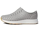 Native Shoes Unisex-Child Robbie Slip-On Sneaker, Pigeon Grey/Shell White/Mash Speckle Rubber, 1 Little Kid