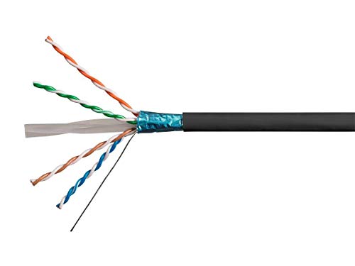 Cable Ethernet Monoprice Cat6A FTP 1000ft Blanco miniatura 2