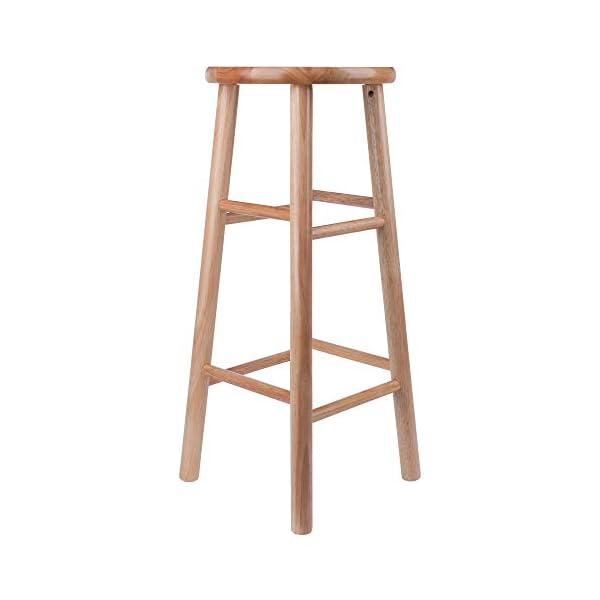 Winsome 30"H Beveled Seat Stool - Set of 2, Assembled - Image 16