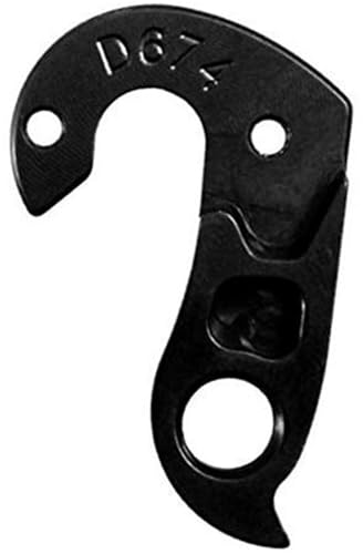 QASULER Patilla de Cambio D674 Compatible con Bicicletas Decathlon, BTwin y Rockrider Patilla de Cambio Trasera