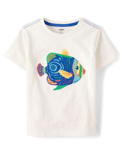 Image of Gymboree Boys and Toddler Embroidered Graphic T-Shirt