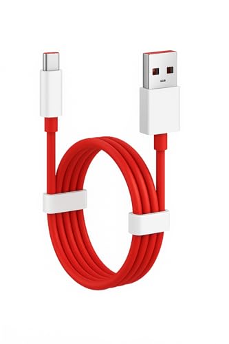 PRAKIE 100W Supervooc USB Type C Data Sync Fast Charging Charger Cable Compatible OnePlus 15,15R,13,13R,12,12r,11,11r,10r,10t,10 pro,9,5,4,Ce5,Ce2 Lite,Ce3 lite, Nord Ce3,Ce4 By Bkayp.