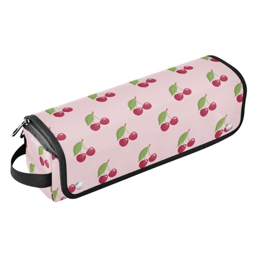 LI ZHI XIN Bolsa de viaje 2 en 1 para secador de pelo con alfombrilla resistente al calor, organizador de secador de pelo, bolsa de almacenamiento para rizador, caja de cosméticos, patrón de frutas y
