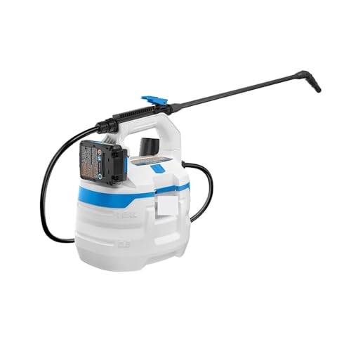 Pulverizador químico de 20V con batería de 2.0 Ah y tanque de 1 galón para nebulización de agua 2
