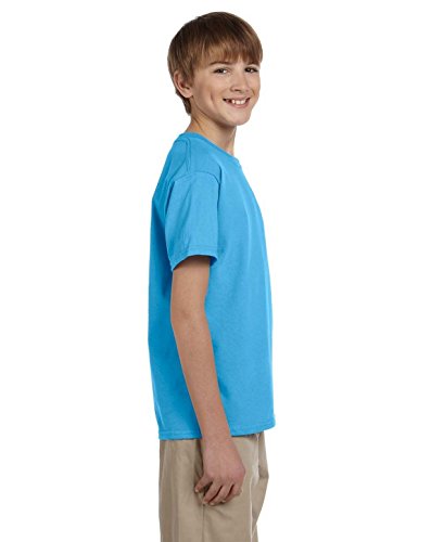 Fruit of the Loom Youth 5 oz. HD Cotton™ T-Shirt L AQUATIC BLUE3