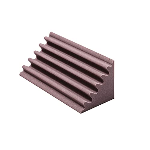 generic Pannelli Acustici in Schiuma Acustica, Trappole per Basso Nero/Viola Pannelli ad Alta Densità Di Attenuazione Del Rumore Della Schiuma Dell'Angolo per lo Studio o la Parete Domestica -Spugna M