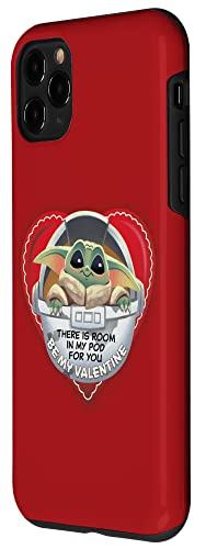 Coque iPhone 11 Pro Star Wars rouge étui silicone The Mandalorian Grogu - 2