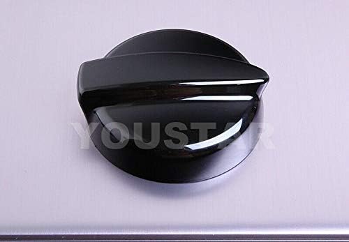 UNICUS Direct Fit Petrol Gas Cap & Door Handle Covers w/o Comfort Access (No Push Button) Compatible with MINI Cooper S R53 01-06 (GLOSS BLACK)