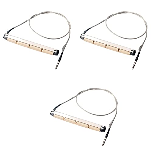Kznifmk 3X Traje Piezoeléctrico Pickup para Transductores para Bajo Acústico de 4 Cuerdas