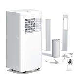 Antarctic Star Portable Air Conditioner 10,000 BTU for Rooms up to 550 Sq. Ft, 4 Modes Portable AC Unit with Cooling, Dehumidifier, Fan & Sleep, Remote Control, 24H Timer & Window Kit for Bedroom