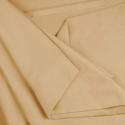 Image of Hearth & Harbor Extra Deep Pocket Sheets - Fits Mattress 18-24 Inches Deep - Extra Deep Pocket Full Size Sets - 6 Piece Full Size - Full - Camel