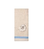 Zenna Home, India Ink Seaside Serenity Fingertip Towel, Coastal/Beach
