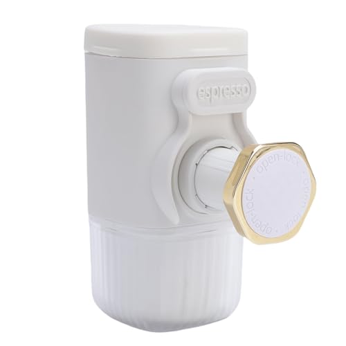 Cafetera portátil manual 100 ml para café molido y cápsulas