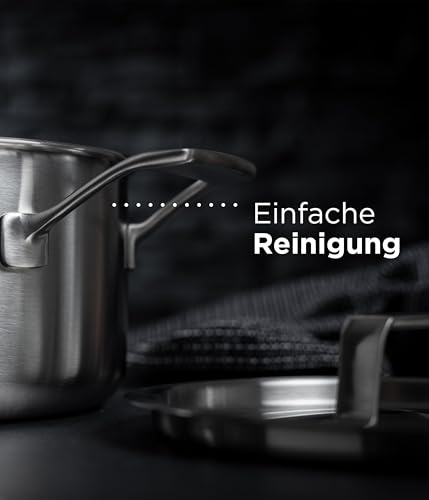Faitout Kuhn Rikon CULINARY FIVEPLY 20 cm en acier inoxydable premium
