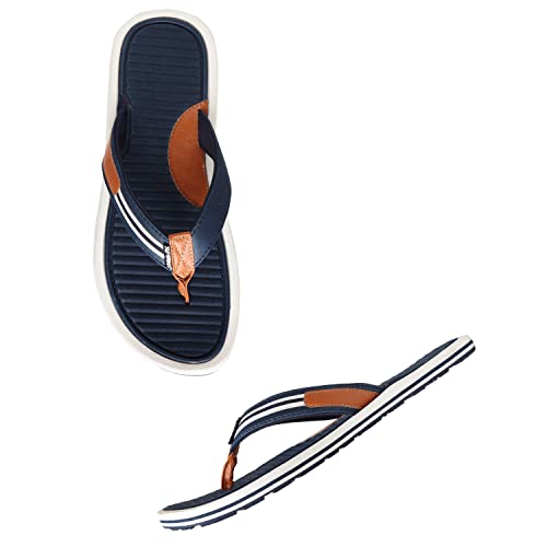 SOLETHREADS SOHO Suave Uber Cool Stylish Trendy Skid Resistant Eye catching Slippers Flip Flops for Men