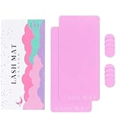 The Classic Lash Mat with Lovely Appearance - Rectangle Shape Eyelash Pad with Sticky Surface - S...
