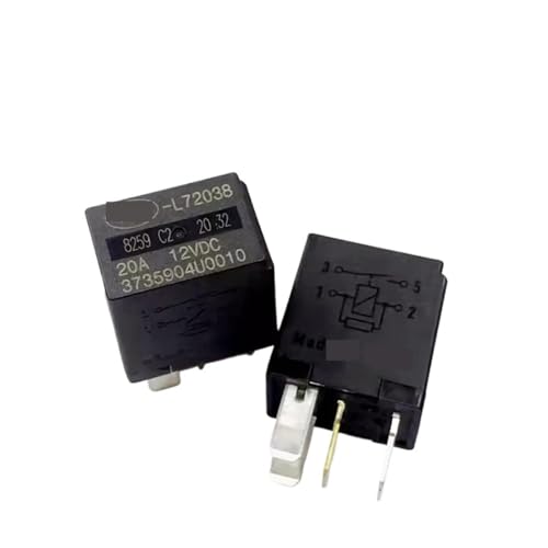 Relais JAC-L72038 12V 20A 4 broches 3735904U0010 pour circuit de bord