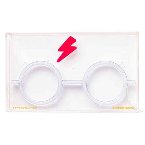 Image of Silver Buffalo Harry Potter Lightning Bolt Scar and Glasses USB Powered Neon Light Box, 12 x 7 Inches