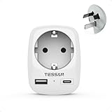 Compatto e Portatile: dimensioni 5,4 × 7,1 × 6,9 cm e peso 83 g; l'adattatore presa Italy Australia si adatta facilmente alla borsa da viaggio e l'adattatore presa Cina non occupa troppo spazio nel bagaglio, adatto per viaggi, viaggi di lavoro