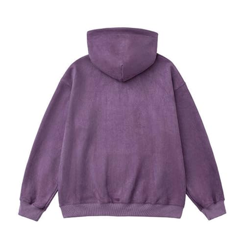 Sweat à capuche homme uni en maille solide et durable